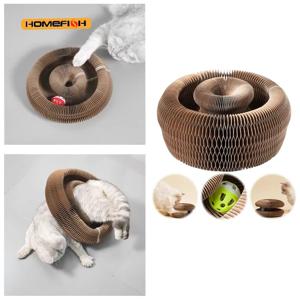 오르간형 고양이 스크래칭 보드, 내구성과 파손 방지 기능을 갖춘 고양이 장난감, 자가 오락용 골판지 발톱 갈이판