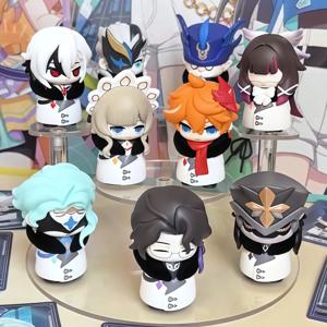 미호요 원신 임팩트 파투이 하빈저 Q 버전 시리즈 블라인드 박스 데스크탑 미니 인형 모델 장난감 트렌드 장식 서프라이즈 선물