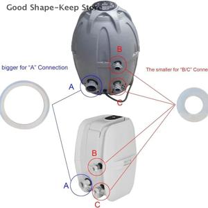 베스트웨이 콜맨 살루스파 레이지스파 호환 신뢰할 수 있는 욕조 에어 펌프 가스켓 씰 세트