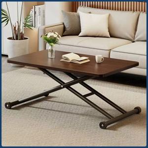 리프트탑 접이식 커피 테이블 - 소형 아파트용 이동식 다기능 책상, 식사 및 컴퓨터 테이블, 접이식 책상으로 변환 가능