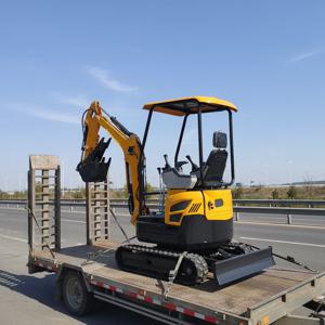 맞춤형 1.5톤 유압 미니 휠 굴삭기 쿠보타 중고 소형 정원 작업용 굴착기