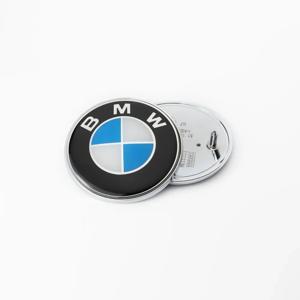 BMW 미니 E30 E39 E46 E60 E61 E90 X1 X3 X4 X5 X6 E70 E83 X5 F10용 자동차 엠블럼 배지 후드 앞뒤 트렁크 로고 2개 51148132375