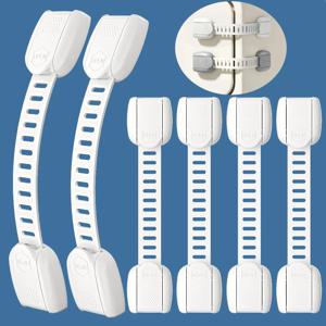 1/3/5/10개 아기 안전 잠금장치 서랍 어린이 안전 캐비닛 잠금장치 접착식 캐비닛 서랍 문 잠금장치 아기 안전 스트랩