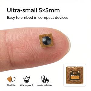 프로그래밍 가능한 5*5mm 마이크로 FPC NFC RFID 태그 스티커 Ntag213 1mm 판독 범위, 출입 통제 및 공급망 관리용