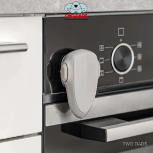 1팩 어린이 안전 오븐 잠금장치 - 다목적 아기 안전 잠금장치 접착식 설치, 평면 오븐 캐비닛 서랍용 내열성
