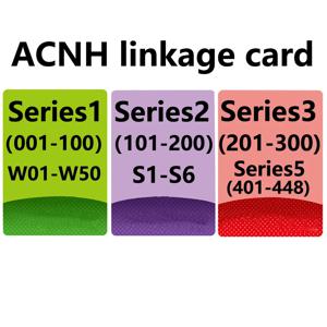 001부터 448까지 ACNH 연동 카드 산리오 카드 S1부터 S6까지 NS 스위치용 NTAG215 NFC 프린팅 동물 카드