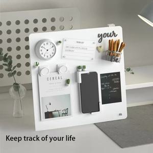 스탠드가 있는 화이트보드, 주간 플래너와 지울 수 있는 표면이 있는 자석 보드, 가정 및 사무실에 적합