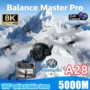A28 PRO 드론 8K HD 브러시리스 모터, 스크린 리모컨 포함, 2.4GHz 지능형 장애물 회피 RC 장난감, 어린이 및 성인용 선물