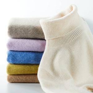 니트 스웨터 캐시미어 스웨터 여성 100% 메리노 울 터틀넥 패션 풀오버 겨울 가을 점퍼 탑 여성 의류