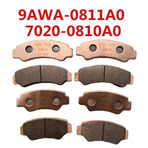 2pcs 전면 및 2pcs 후면 소결 브레이크 패드 ASSY 9AWA-0811A0 & 7020-0810A0 CFMoto NEW 800CC 850 1000 ATV UTV U8 Z10
