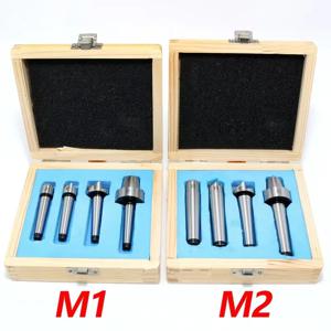 4Pcs 세트 MT1/MT2 스퍼 라이브 센터 드라이브 스퍼 드라이버 데드 C 금속 가공 목재 선반 터닝 도구 용 나무 케이스 포함