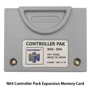 N64 컨트롤러 팩(NUS-004) 교체용 1Pc 팩 확장 메모리 카드 카트리지 N64 게임 진행 상황 저장