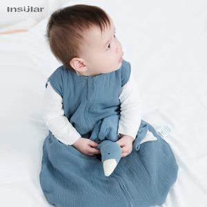 아기 잠자는 담요 신생아 Swaddle 민소매 수면 자루 여름 얇은 프리미엄 모슬린 코튼 소프트 2 방향 지퍼 쉬운 기저귀 차