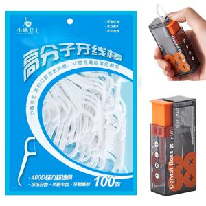 50-1000개 휴대용 일회용 치실 고강도 치간 청소기 치간 브러시 구강 위생 관리