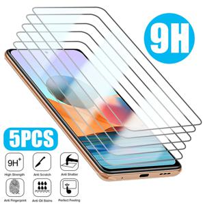 Redmi Note11 12 Pro Plus 5G 10 8 9 Pro 7 11S 10S 9S 화면 보호대 강화 보호 유리, Redmi9A 9C 10C 12C 용, 1-5 개