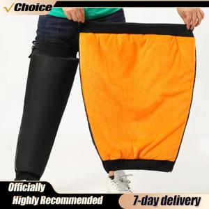 40/60/70cm 겨울 오토바이 무릎 보호대 두꺼운 따뜻한 방풍 보호 다리 따뜻하게 양털 앞 유리 다리 커버 사이클링 가드