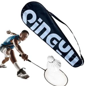 내구성 있는 블랙 배드민턴 라켓 가방, 옥스포드 전문 보호 커버, 실내 야외 훈련 가방