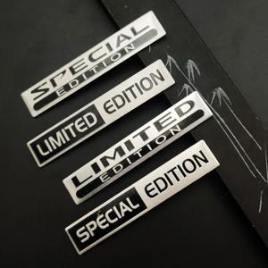 3d 알루미늄 스페셜 에디션 로고 한정판 엠블럼 스티커 자동차 인테리어 외부 장식 데칼 오토바이 액세서리