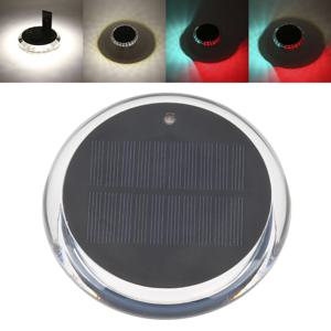 야외 내비게이션 조명, 태양광 발전, 6 가지 모드, 다중 기능, 무선 리모컨, 방수 보트 조명