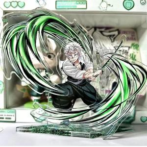 시나즈가와 사네미 아크릴 스탠드 피규어, 악마 슬레이어 애니메이션 주변기기, 독특한 독창성, 멋진 아크릴 침실 데스크탑 장식