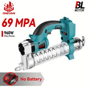 ONEVAN 10000PSL 고압 전기 그리스 기계 Makita 배터리 핀 용 무선 충전식 자동차 윤활 오일 도구