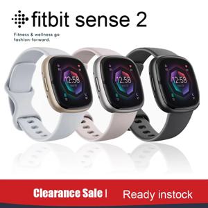 Fitbit Sense 2 GPS 스마트워치, 내장 AMOLED 디스플레이, GPS 수면 심박수 추적, 스트레스 감지, 스포츠 스마트 워치 밴드