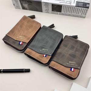 2025 새로운 다기능 지퍼 카드 홀더 케이스 클립 남성 여성을위한 멀티 Pu 가죽 대용량 카드 가방