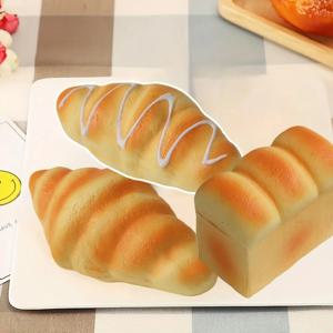 어린이 척 놀이 주방 장난감 소녀 시뮬레이션 인공 부드러운 빵 음식 요리 게임 놀이 집 장식 어린이 놀이 장난감 선물