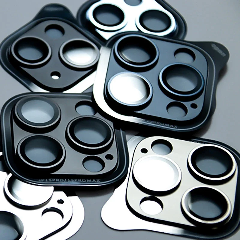 IPhone 15 16 Pro Max 용 카메라 렌즈 보호대 IPhone 16 15 Plus 15 Pro Max 보호 렌즈 캡용 금속 렌즈 링 케이스 유리