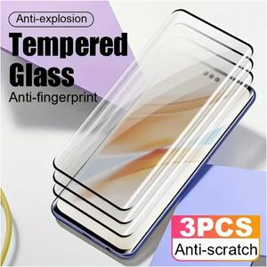 삼성 갤럭시 S25 울트라 S24/S23/S21/S20 울트라 S25 24 플러스 S23 FE S10/S8/S9 스크래치 방지 필름에 대 한 3Pcs HD 강화 유리