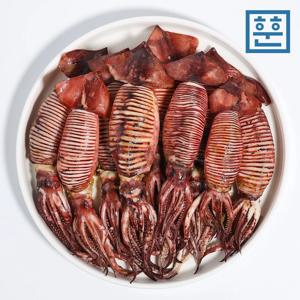 [훈훈수산] 싱싱한 통찜용 원양산 오징어 녹진한 내장1kg X 2팩