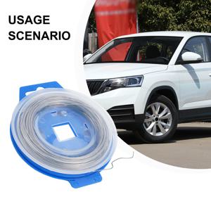 스테인레스 안전 와이어 50 Ft 롤 스테인레스 스틸 어닐링 에어 크래프트 등급 안전 잠금 잠금 타이 오토바이 자동차 액세서리