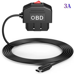 대시 카메라 자동차 DVR 24h 주차 자동차 액세서리 배터리 보호에 대 한 유형 C 충전기 전원 케이블에 obd