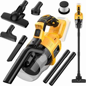 DeWalt 20V 배터리 용 가정용 자동차 애완 동물 머리 깨끗한 2pcs 필터 전기 무선 진공 청소기와 휴대용 진공 청소기