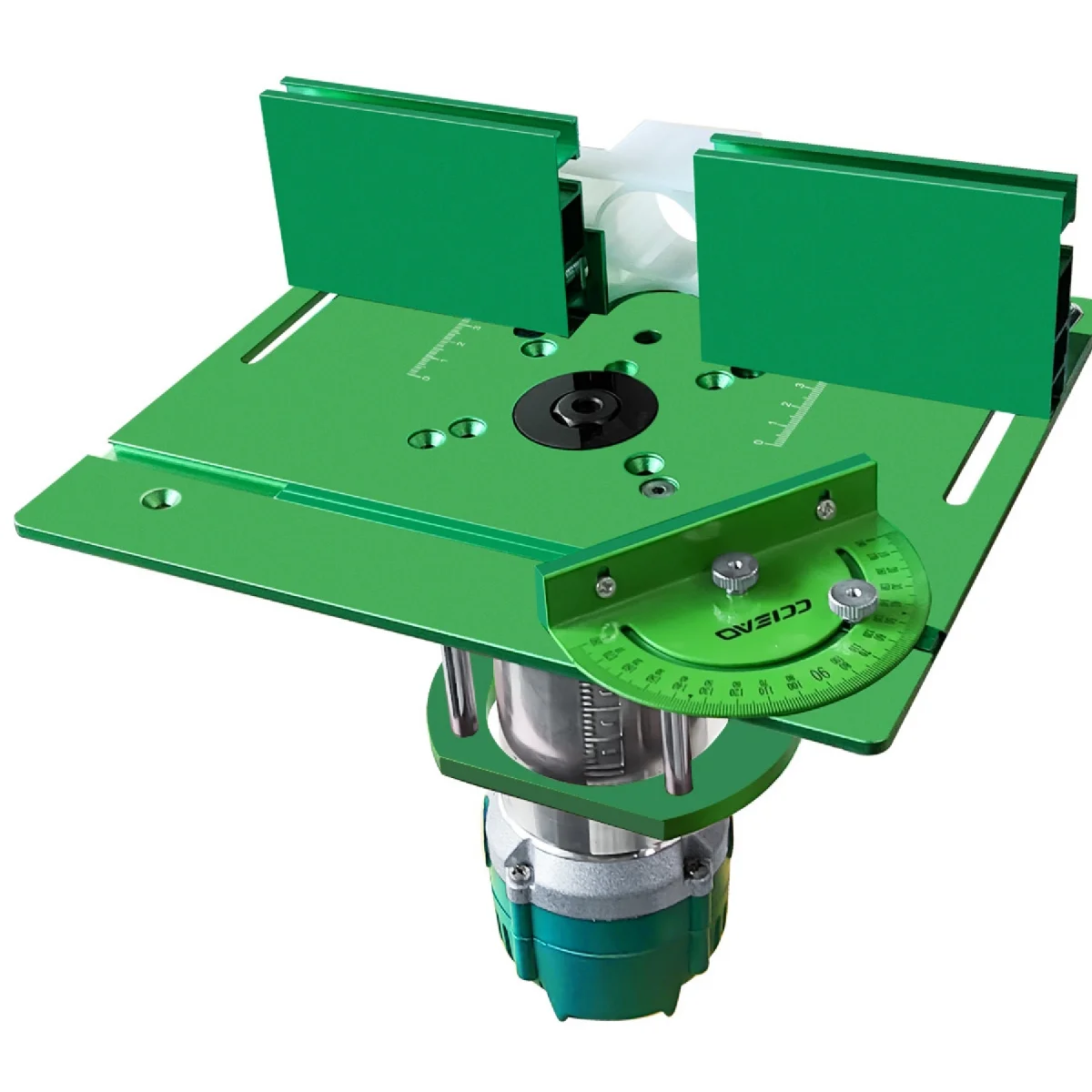 4개의 발톱이 있는 65mm 모터 라우터 리프트 강력한 그립 - 라우터 역방향 플립 보드, 알루미늄 합금 라우터 플레이트 지원