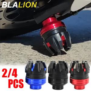 BLALION 2/4Pcs 범용 프론트 서스펜션 보호 컵 프레임 슬라이더 오토바이 낙하 방지 범퍼 용으로 수정 된 낙하 보호 장치