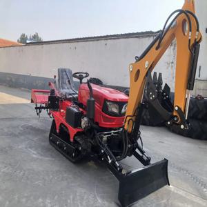 맞춤형 디젤 미니 경운기 다기능 크롤러 로터리 경운기 트랙터