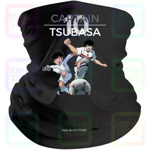 Holly E Benji Captain Tsubasa Cartone Anni 80 Calcio 2 블랙 반다나 마스크 스카프 넥 게이터 입 커버