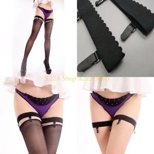 독특한 여자 탄성 안티 슬립 다리 가터 벨트 허벅지 고 스타킹 서스펜더 클립