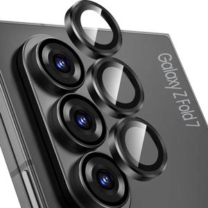 삼성 갤럭시 Z 폴드 7 6 5 4 Z폴드 폴드7 폴드6 강화유리 필름 풀커버 메탈 개별 링 카메라 렌즈 보호대