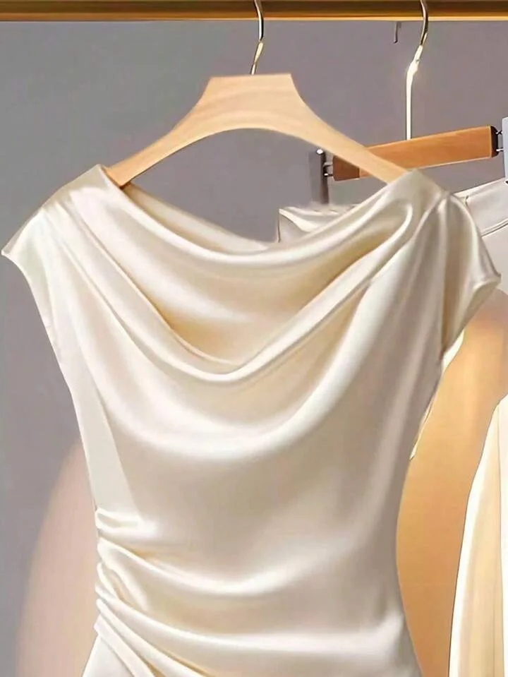 가볍고 성숙한 기질, 바람색 징셔츠, 여름 프렌치 하이엔드 느낌, 슬리밍 여성용 셔츠