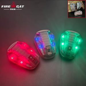 전술 헬멧 무당 벌레 램프 방수 빨간색 녹색 파란색 스트로브 라이트 야외 신호등 도구 다목적 사냥 액세서리