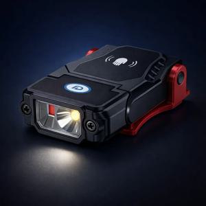 미니 LED 센서 캡 클립 헤드램프 USB 충전식 방수 90 °   캠핑 낚시 사냥 달리기를 위한 조정 가능한 핸즈프리 조명