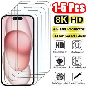 강화유리 스크린 보호필름 1개 5개입 아이폰 X XS XR 11 12 13 14 15 16 17 Pro Max Mini Plus SE 3세대 모델용