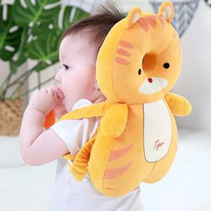 1 세트 드롭 방지 아기 안티 가을 베개 만화 통기성 보호 베개 조정 가능한 동물 머리 보호대 쿠션 걷는 방법 배우기