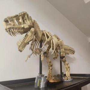 크리에이티브 파크 공룡 월드 T-Rex 화석 티라노사우루스 렉스 블록 세트 소년 어린이 크리스마스 선물