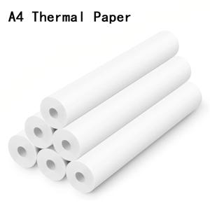 A4 감열지 인쇄 용지 210x30mm A4 무선 블루투스 호환 감열 프린터 팩스 기계 용지에 적합