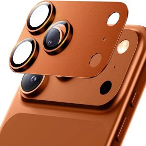 아이폰 17 프로 맥스 17에어 카메라 렌즈 보호필름 강력 흡착 메탈 9H+ 강화유리 카메라 스크린 풀 보호 커버