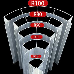 아크 코너, 길이 100cm, R100,4개
