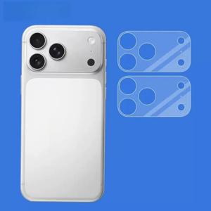 아이폰 17 프로 맥스 17프로 17 에어용 렌즈 보호 스티커 2개, 풀 커버, 스크래치 방지, 무광 후면 카메라 보호 필름